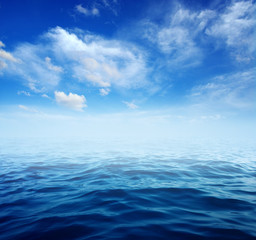 Plakat Blue sea water
