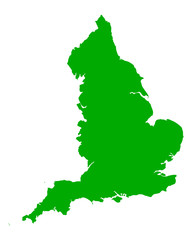 Karte von England