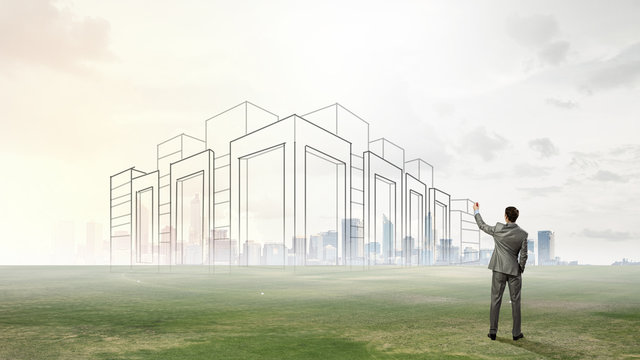 Designer draw construction model