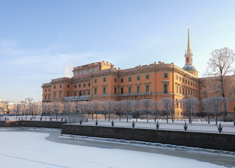 Engineer's Castle (Mikhailovsky Castle) in St. Petersburg
