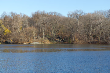 Central park lake