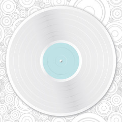 White Vinyl Record