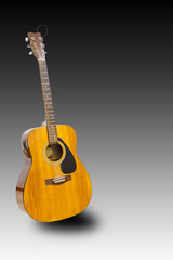 Naklejka premium Electric classic guitar with clipping path