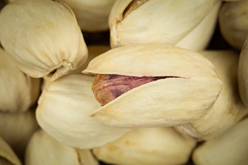 Detail pistachio nut