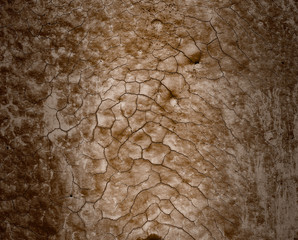 Cracked brown background