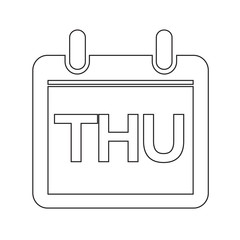 Day Calendar icon illustration sign design style
