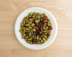 Edamame with nuts and dried fruit
