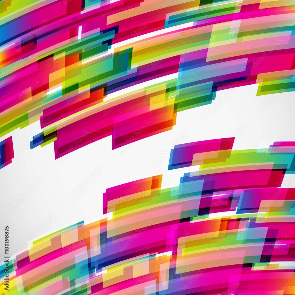 Aufkleber Abstract background with digital design elements.