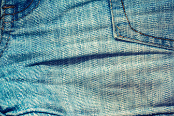 Blue denim jeans texture