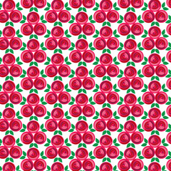 ribbon rose cluster pattern