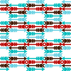 Seamless pattern with arrows