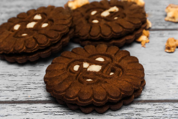 Three chocolate baking