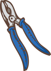 Blue Steel Pliers