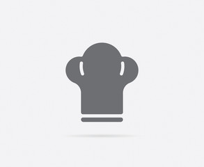 Cooking Chef Hat Vector Element or Icon, Illustration Ready for Print or Plotter Cut or Using as Logotype with High Quality
