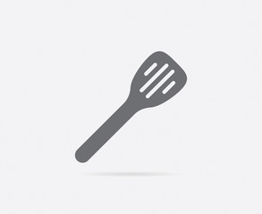 Kitchen Spatula Spoon Vector Element or Icon, Illustration Ready for Print or Plotter Cut or Using as Logotype with High Quality