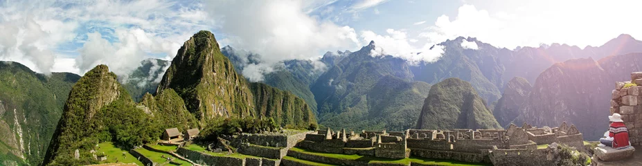 Photo sur Plexiglas Machu Picchu Panoramique du Machu Picchu