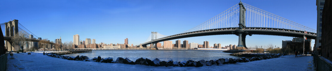 Panoramic view of lower Manhattan