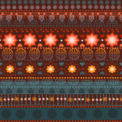 Tribal seamless pattern. It can be used for cloth, jackets, bags, notebooks, cards, envelopes, pads, blankets, furniture, packing