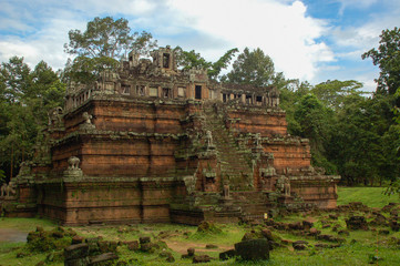 Fototapeta na wymiar Prasat Phimeanakas, Angkor wat, Cambodia