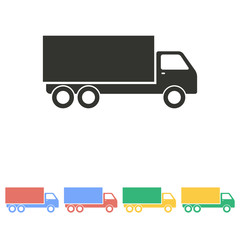 Truck - vector icon.