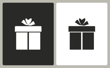 Gift Box - vector icon.