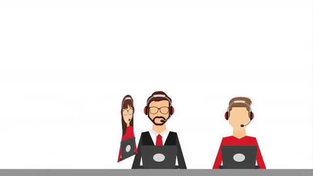 call center design, Video Animation 