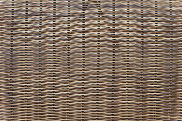 brown rattan furniture, texture and  background and pattern