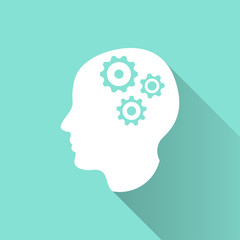 Brain - vector icon.