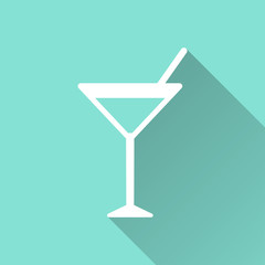Cocktail - vector icon.