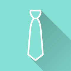 Necktie - vector icon.
