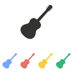 Guitar - vector icon.