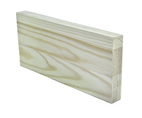 Texture of pine plank lying on the edge