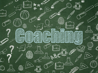 Studying concept: Coaching on School Board background