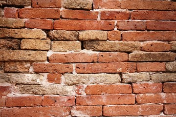 Old brick wall in Thailand
