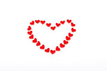 Declaration of love of sweets for Valentine's Day