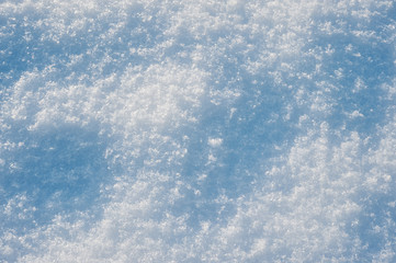 Snow background sunny winter