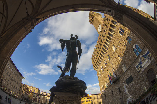 Toscana,Firenze,Loggia Dei Lanzi.