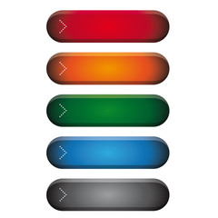 Web button set vector