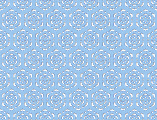blue stylized flower texture