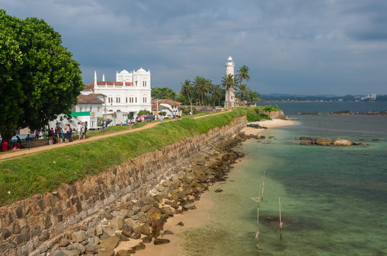 Old walls of fort Galle