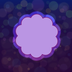 Dark abstract bokeh background with space for text.