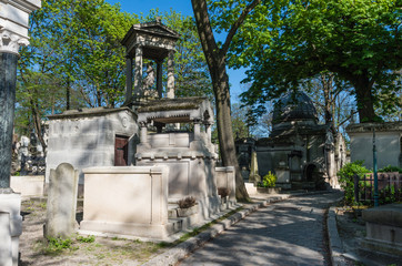 Pere Lachaise cemetery in Paris