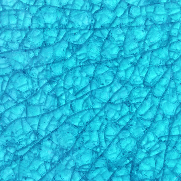 Blue Cracked glass background