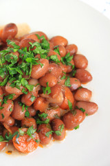 Cooked Kidney Beans, Barbunya Turkish Food