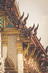 Wat Intharawihan buddhist temple in Bangkok holds the tallest st