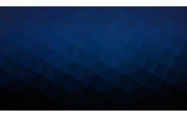 Obraz premium Dark blue polygonal design illustration, which consist of triangles and gradient in origami style.