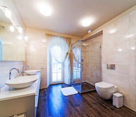 Beautiful Large Bathroom in Luxury Home 