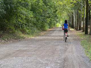 Obraz premium walk with cycle