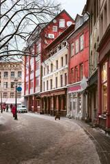 Old street in Riga