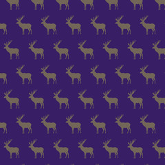 Pattern with deer